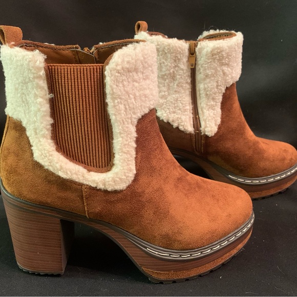 PIERRE DUMAS WOMEN'S SONATA 2 high ankle boots size 8 - Picture 6 of 9